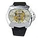 Youyoupifa Black And Elliptic Stainless Steel Strap Men's Watch