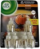 Airwick Oil Refill Pack 6 - Acadia Sweet Vanilla and Pumpkin National Park Collection