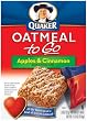 Quaker Oatmeal To Go Apples & Cinnamon Squares, 6-Count Boxes (Pack of 6)