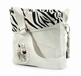 Nici Wild Friends Zebra Fabric Shoulder Bag Small