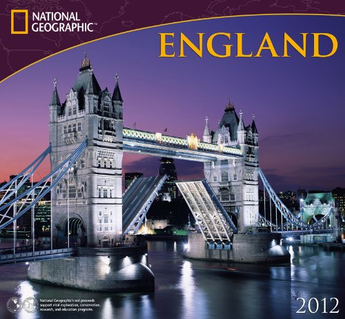 2012 England - National Geographic Wall calendar