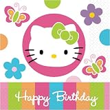 Hello Kitty Birthday Beverage Napkins