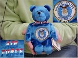 United States Air Force Emblem 9" Military Bear