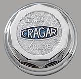 Cragar 6026115: Center Cap, Aluminum, Chrome Plated, Bolt-On, Decagon, Each