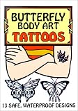 Butterfly Body Art Tattoos (Temporary Tattoos)