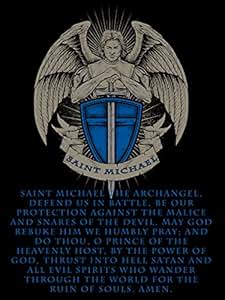 Amazon.com : Saint Michael Poster Saint Michael Prayer The Thin Blue