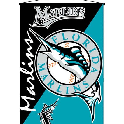 Florida Marlins MLB Deluxe Deluxe Wallhanging (29x45)
