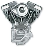 S&S Cycle 124in Twin Cam A-Style Motor - Natural 106-4323