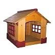 Ice Cream Pet House- Cedar Brown/ Red(Small)