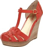 Seychelles Womens Good Intentions T-Strap Wedge