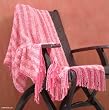 100% Alpaca wool throw, 'Fields of Pink' 100% Alpaca wool throw, 'Fields of Pink'