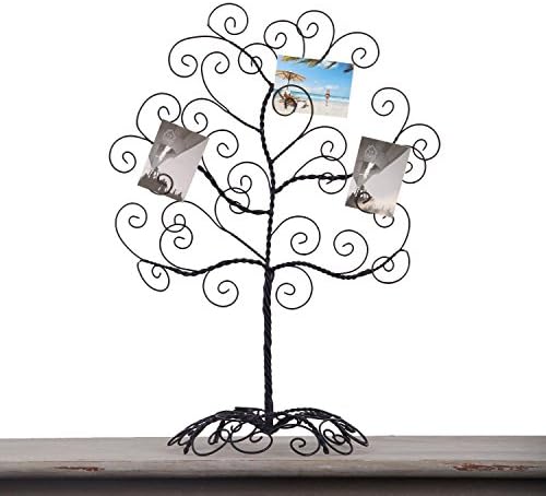 DecorField Twisted Iron Photo Tree / Jewelry Holder - 32 Scrolls