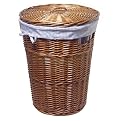 Round Cherry Hamper with Blue Liner