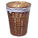 Baby : Round Cherry Hamper with Blue Liner