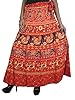 Indiatrendzs Women's Wrap Around Skirt Printed Wrap Skirt Open waist Skirt-Long
