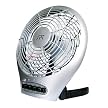 Sunpentown 7" Desktop Personal Fan with Ion - Silver