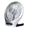 Sunpentown 7" Desktop Personal Fan with Ion - Silver