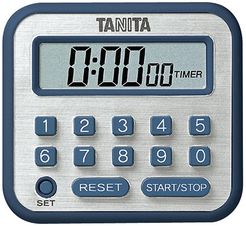 TANITA 時計付長時間タイマー ブルー TD-375-BL