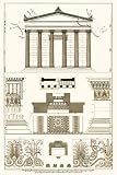 Canvas Print, Portico, Coffer and Palmette-Ornament - 12 x 18
