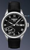Tissot Le Locle Auto Reserve 39mm Watch - Black Dial, Black Strap T0064241605300