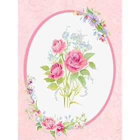 Art 4 Kids "Sweet Roses" Mounted Art Print, 09"x12"