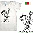 I'm with the Band bassist rock star organic cotton infant shirt, 12-18 months, natural