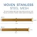 Apple Watch Band,Teslasz® 38mm Mesh Replacement Strap Stainless Steel Milanese Loop Strap Magnetic Buckle Wrist Band for Apple iWatch All Models (Gold 38 MM)