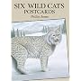 Six Wild Cats Postcards (Small-Format Card Books)