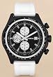 Fossil #CH2778 Men's Dylan White Silicone Strap Chronograph Watch