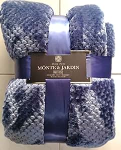 Monte and Jardin Velvet Sherpa Blanket