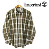 TIMBERLAND (ティンバーランド)長袖チェックシャツ カーキー u1084-357 大きいサイズ [並行輸入品]