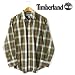 TIMBERLAND (ティンバーランド)長袖チェックシャツ カーキー u1084-357 大きいサイズ [並行輸入品]