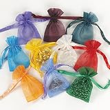 Mini Organza Drawstring Bags (50 pc)