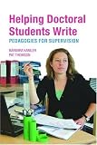HELPING DOCTORAL STUDENTS WRITE:: PEDAGOGIES FOR SUPERVISION