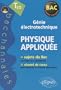 Physique appliqu�e Tle STI g�nie �lectrotechnique