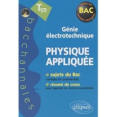 Physique appliqu�e Tle STI g�nie �lectrotechnique