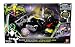 Bandai Power Rangers Mighty Morphin 3-1/2 Inch Tall Action Figure with Vehicle Zord Set - BLACK DINO MAMMOTH CYCLE with Black Power Ranger Plus Bonus DVD