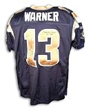 Kurt Warner Autographed/Hand Signed Reebok St. Louis Rams Jersey inscribed Greatest Show On Turf