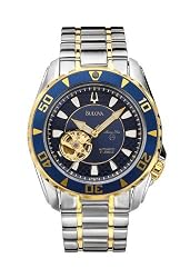 Bulova Men's Marine Star Automatic Two-Tone Stainless Steel Watch #98A106