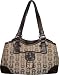 Etienne Aigner Purse Handbag Logan Collection Camel/Brown Signature Print