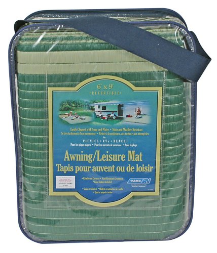 Camco Manufacturing Inc. 42880 Awning Leisure Mat, Reversible 6'x9'