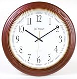 River City Clocks 801-401 16-Inch Atomic Gallery Wall Clock