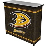 NHL8000-AD - NHL Anaheim Ducks 2 Shelf Portable Bar w/ Case