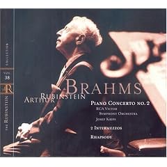 经典曲目优秀版本选介(81):勃拉姆斯钢琴协奏曲 Rubinstein Collection, Vol. 38