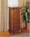 Wilmington Cherry & Burl Jewelry Armoire By Powell Furniture