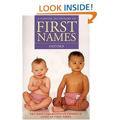 A Concise Dictionary of First Names