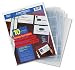 C-Line 61217 C-Line 3-Ring Binder Business Card Protectors, 200 Card Capacity, 10 Pgs/Pk, Carton of 50 sets