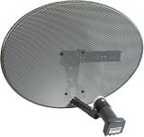 Zone 1 Sky or Freesat Dish and Quad LNB