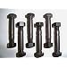 6 Pack, Shear Pins and Nuts, Replaces Ariens 52100100