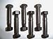 6 Pack, Shear Pins and Nuts, Replaces Ariens 52100100